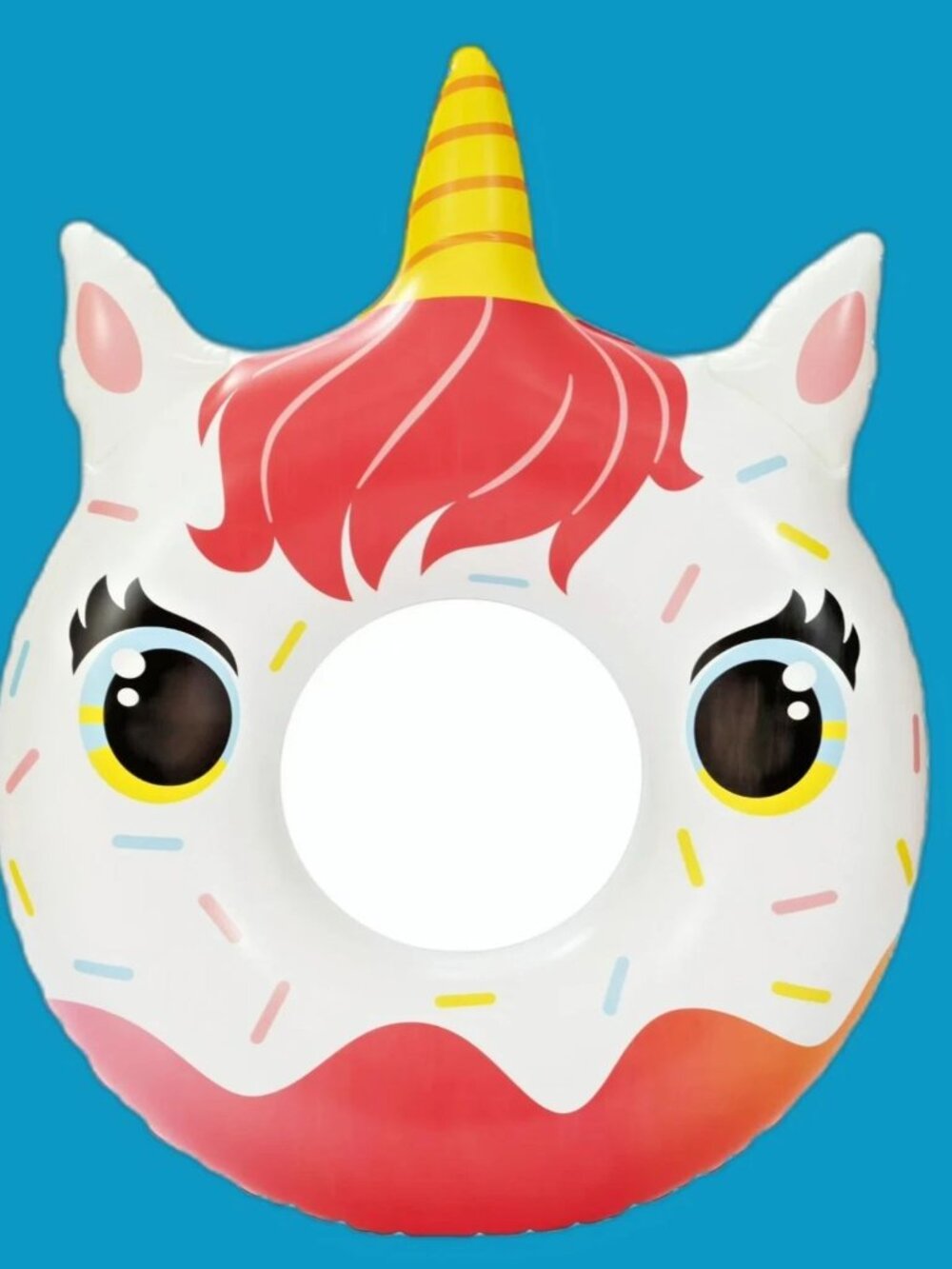 Bluescape Inflatable Unicorn Donut Swim Tube Up To 220 lbs. For Age 9+ NEW